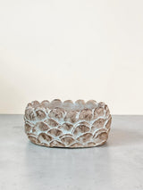 Cement Pinecone Planter 8.5 Inch Rustic Container-MX1256 Craig Bachman