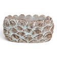 Cement Pinecone Planter 8.5 Inch Rustic Container-MX1256 Craig Bachman