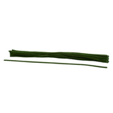 20" Moss Green Chenille Stems – 6MM Pipe Cleaners for Crafts, Wreaths, and DIY Projects (MA200230)