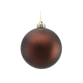 Matte Chocolate Brown Ornament Ball 150mm Decor-XH1007EG Craig Bachman
