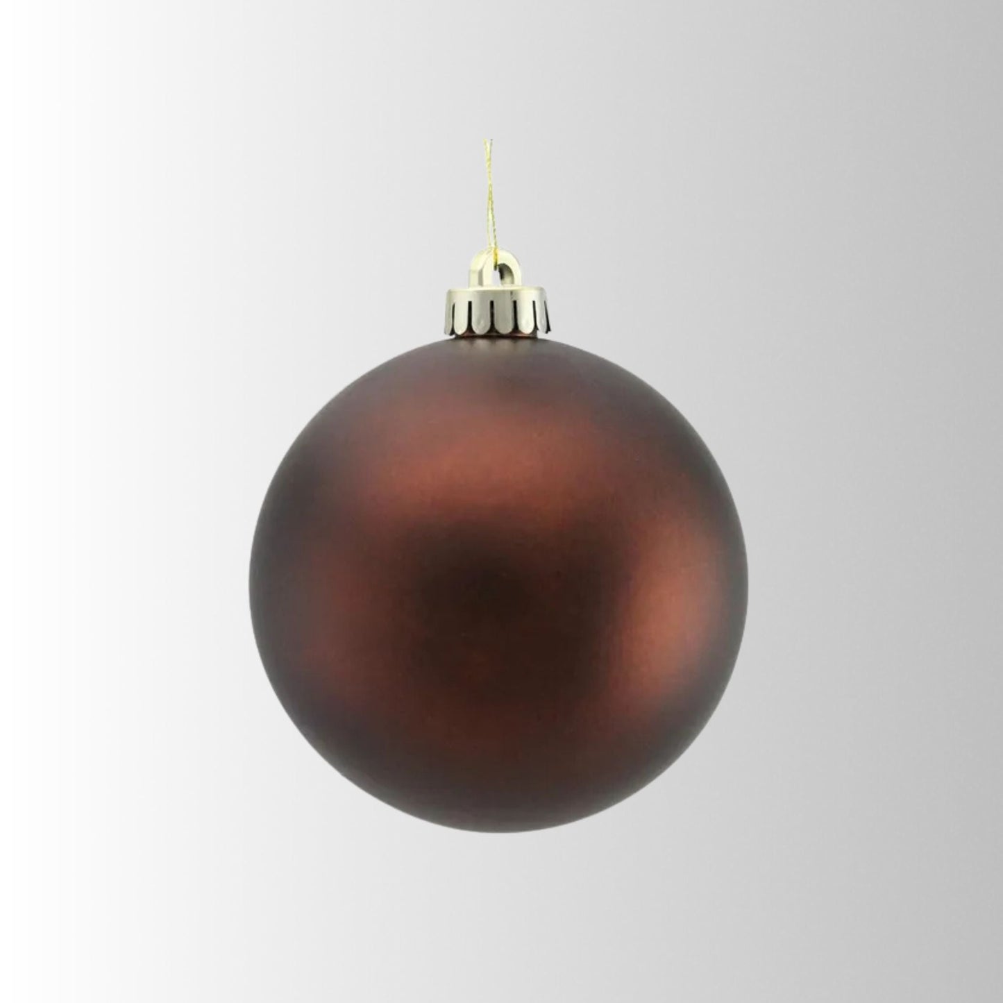 Matte Chocolate Brown Ornament Ball 150mm Decor-XH1007EG Craig Bachman