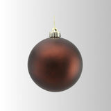 Matte Chocolate Brown Ornament Ball 150mm Decor-XH1007EG Craig Bachman