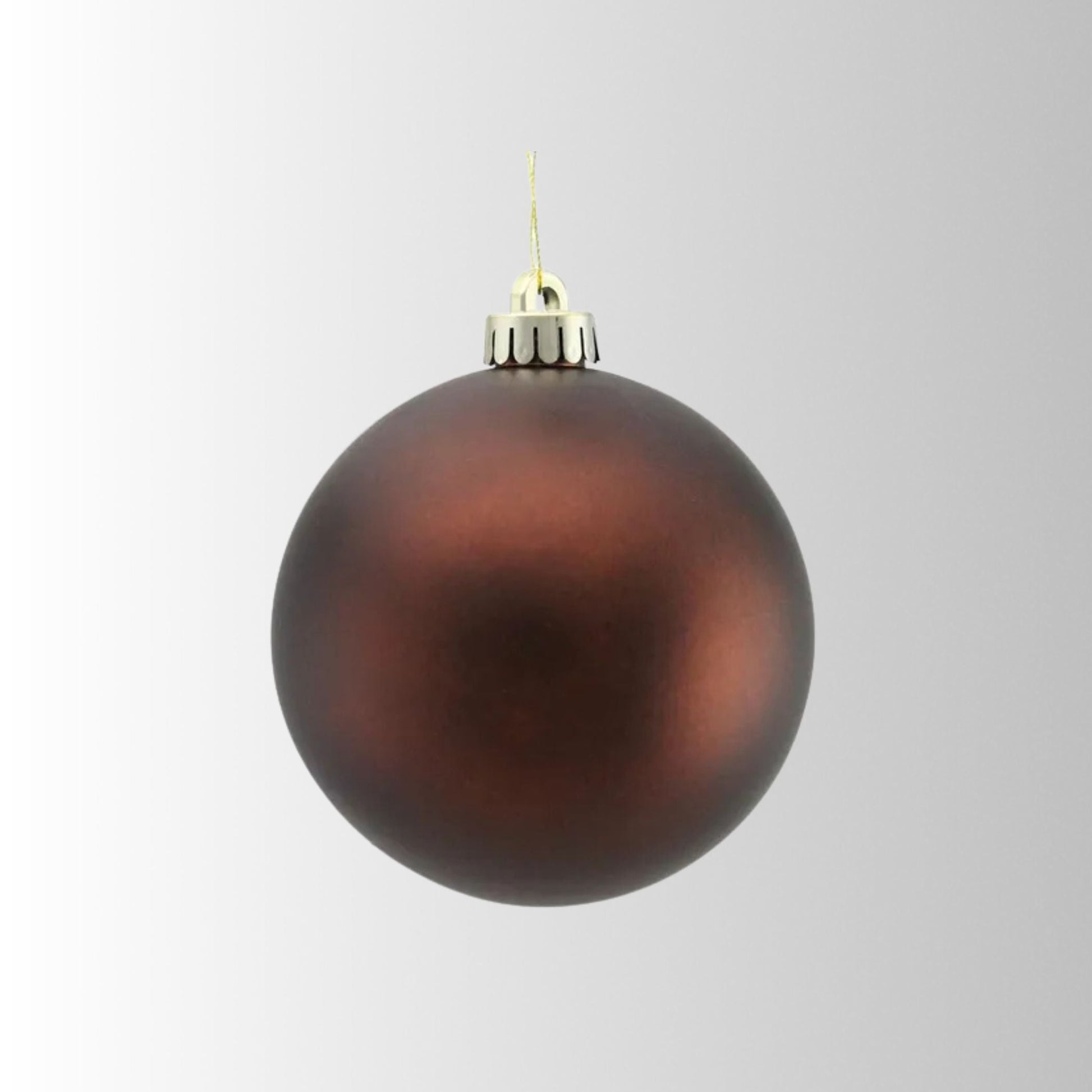 Matte Chocolate Brown Ornament Ball 150mm Decor-XH1007EG Craig Bachman