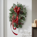 Christmas Holiday Swag 32 Inch Door Decor TCT Crafts