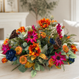 Colorful Fall Sunflower Centerpiece in Wooden Dough Bowl TCT Crafts