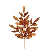 Copper Glitter Bay Leaf Spray 23 Inch Fall Stem-XS618260 Craig Bachman