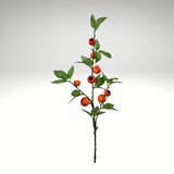 32 Inch Faux Crabapple Spray with 3 Stems-64022OR Liberty Floral