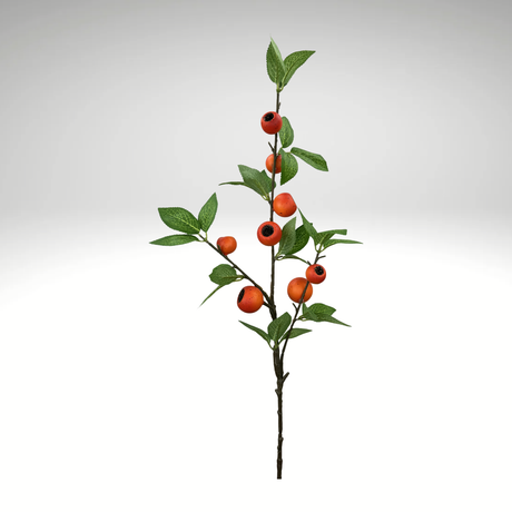 32 Inch Faux Crabapple Spray with 3 Stems-64022OR Liberty Floral