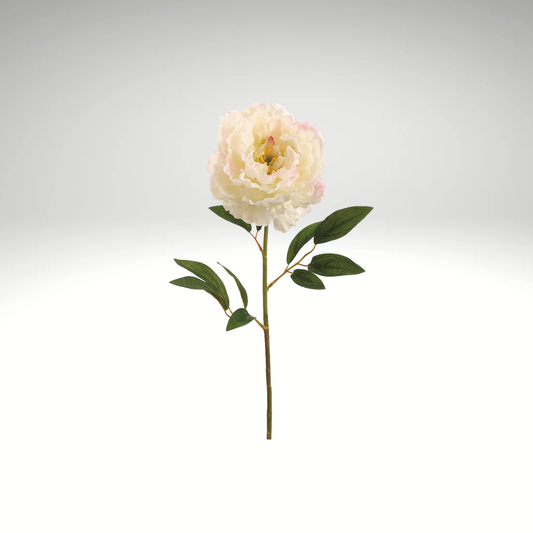 Cream Artificial Peony Spray-FSP829-CR