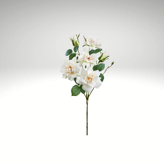 Cream Artificial Rose Bundle-FSR736-CR