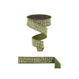 D'Lux Moss Green Knit Ribbon 1.5 Inch x 10 Yards-LX329152 Craig Bachman