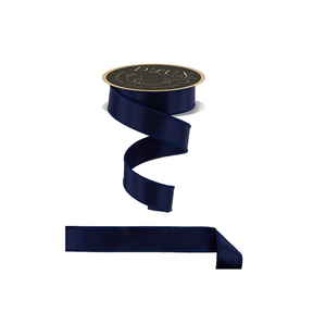 D'Lux Navy Blue Satin Ribbon | Wired Solid Christmas Ribbon | 1.5" x 10yd-LX400519 Craig Bachman