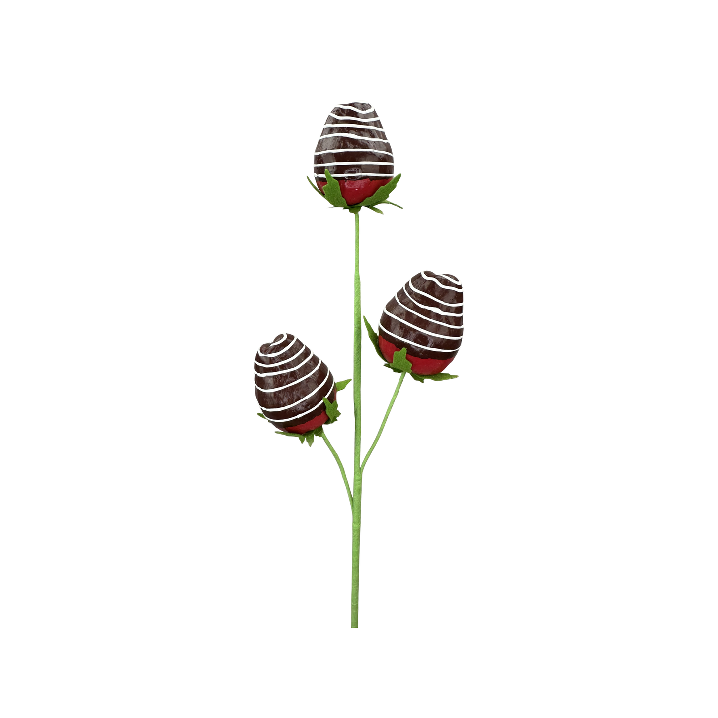 22 Inch Faux Chocolate Dipped Strawberry Pick-63908RD Liberty Floral