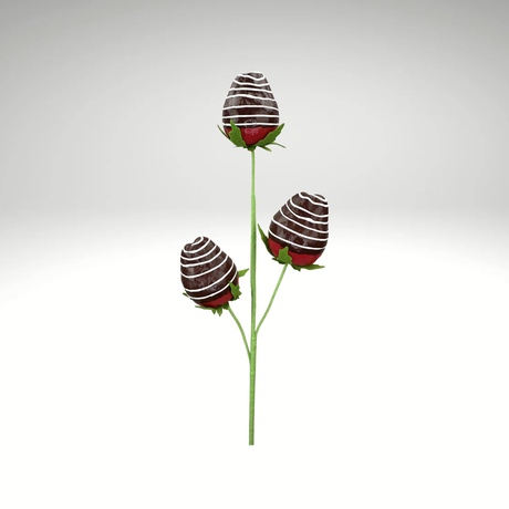 22 Inch Faux Chocolate Dipped Strawberry Pick-63908RD Liberty Floral