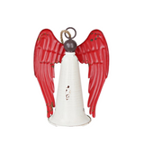 Distressed Metal Angel Bell | Rustic Christmas Decor-M10825 Impressive Enterprises, Inc.
