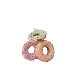 Set of 3 Faux Donut Ornaments with Sprinkles for Christmas Tree Decor-104458 Direct Export