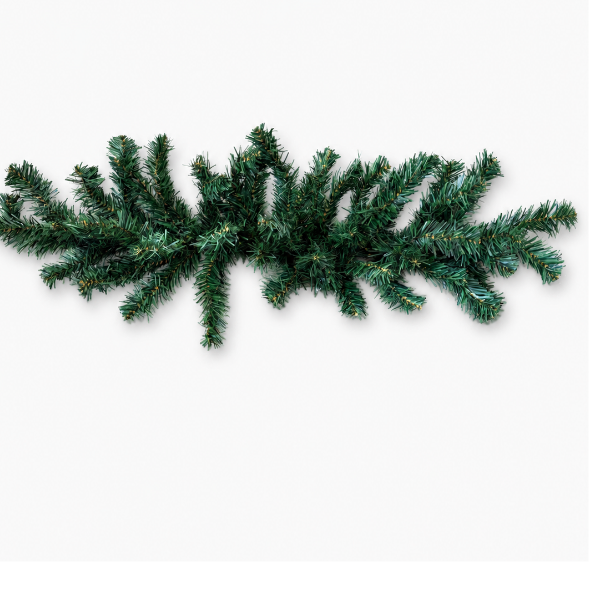 Artificial Canadian Pine Horizontal Door Swag — 30 Inch Christmas Swag Base with 52 Tips-CV052 Sims Pottery