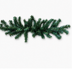 Artificial Canadian Pine Horizontal Door Swag — 30 Inch Christmas Swag Base with 52 Tips-CV052 Sims Pottery