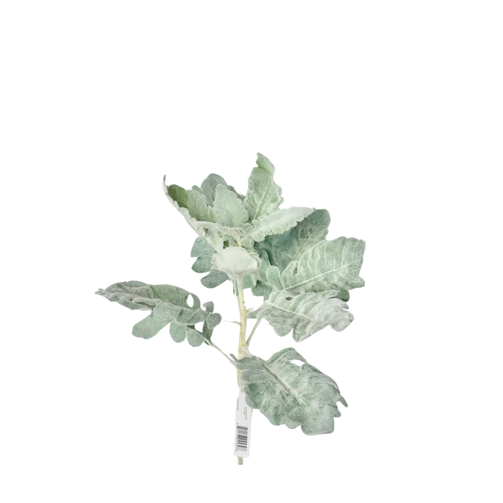 EcoFaux Artificial Dusty Miller Branch