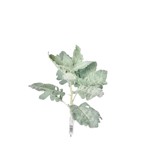 TCT Crafts Artificial 16" Grey Dusty Miller Spray - Craft and Home Decor Supply - Artificial Greenery for Arrangements-FL4533-GY
