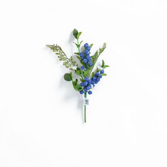Artificial Blueberry Spray Mixed Greenery Berry Stem 24 Inch-EC8262 Craig Bachman