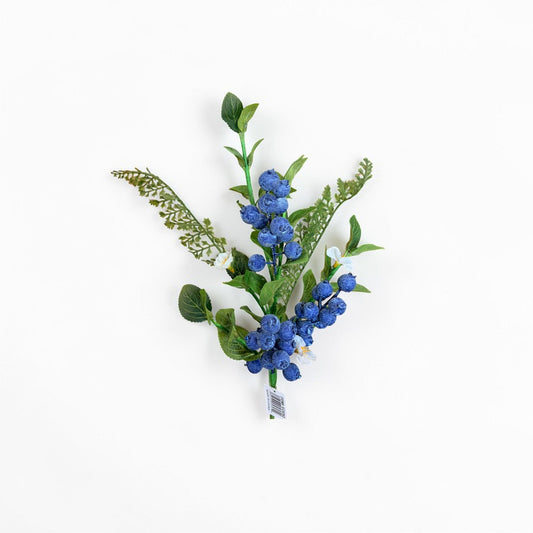 Artificial Blueberry Spray Mixed Greenery Berry Stem 24 Inch-EC8262 Craig Bachman