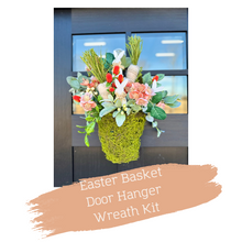 Load image into Gallery viewer, Easter Bunny Basket Wall/Door Hanger Wreath Kit | DIY Spring Bunny Wreath Kit