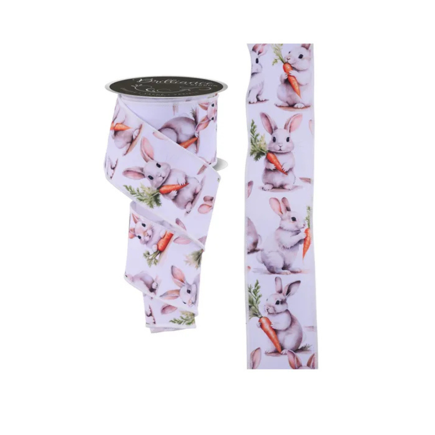 Easter Bunny Carrot Wired Ribbon 2.5"x10yd-LS12185W Craig Bachman