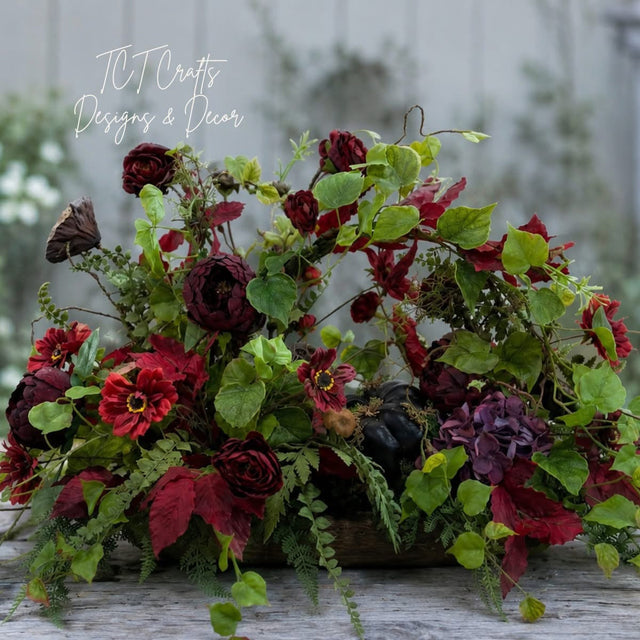 Halloween Centerpiece for Dining Tables — Ready-Made Moody Enchanted Floral Arrangement TCT Crafts