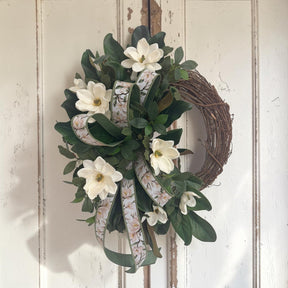 Everyday Magnolia Grapevine Wreath 28 Inch Door Decor TCT Crafts