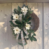 Everyday Magnolia Grapevine Wreath 28 Inch Door Decor TCT Crafts