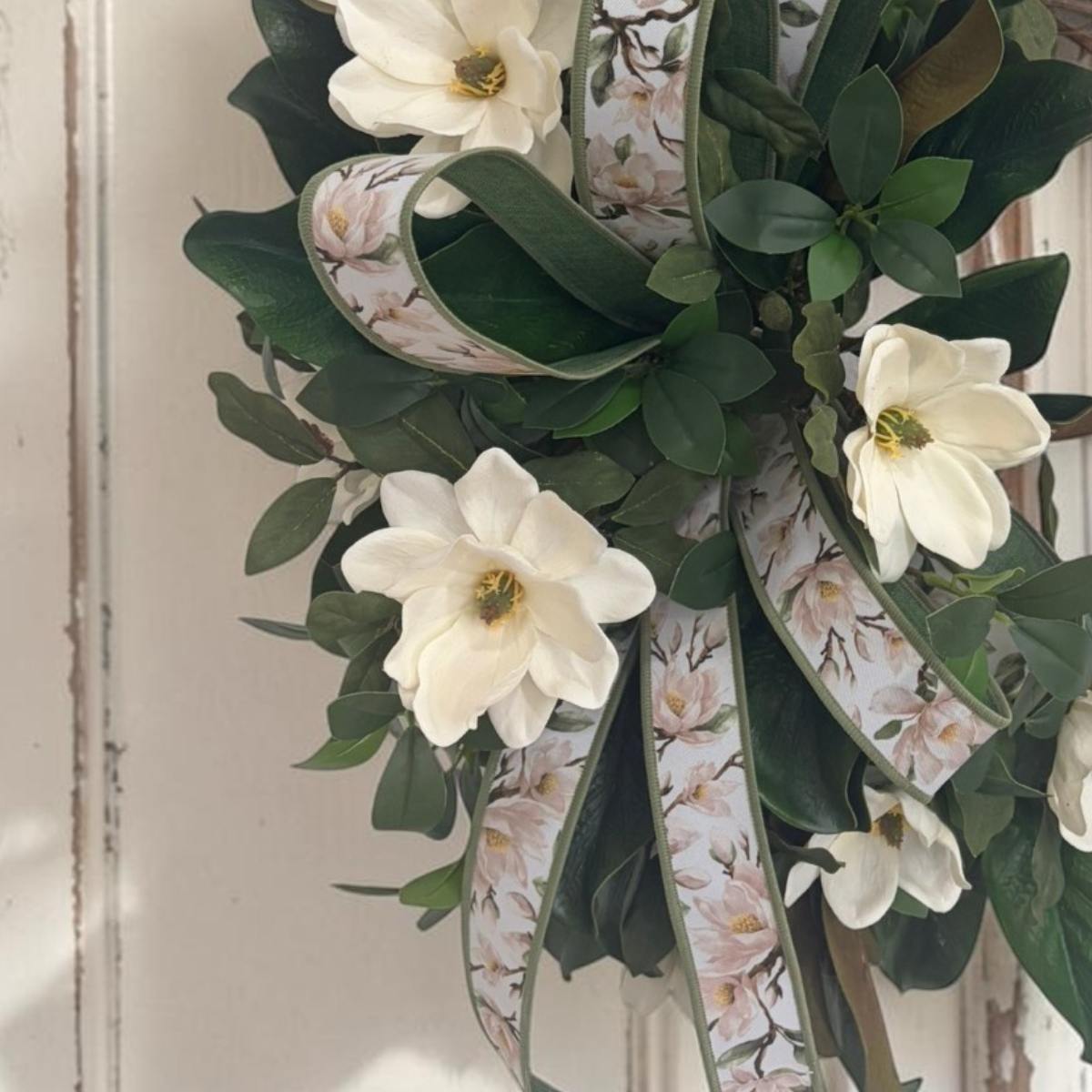 Everyday Magnolia Grapevine Wreath 28 Inch Door Decor TCT Crafts