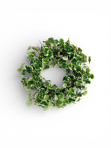 30" Artificial Geranium Aralia Wreath | Lifelike Greenery for Door & Wall Decor Allstate Floral