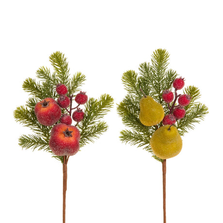 Iced Fruit Greenery Spray 16" Set of 2-F4602623 RAZ Imports