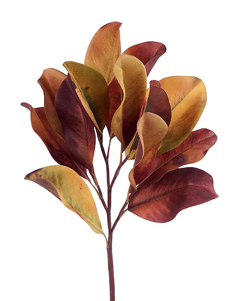 18" Fall Magnolia Leaf Pick in Burgundy & Gold-FG6645H5 Craig Bachman