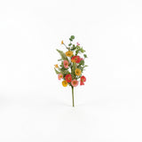 Artificial Wildflower Poppy Spray Orange Yellow Salmon Floral Stem 26 Inch-FH8228E8 Craig Bachman