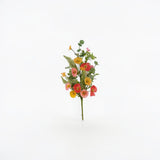 Artificial Wildflower Poppy Spray Orange Yellow Salmon Floral Stem 26 Inch-FH8228E8 Craig Bachman