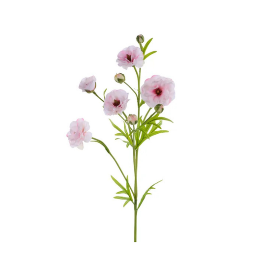 Real Touch Pink Ranunculus Spray – 28" Artificial Floral Stem-FL000415 Craig Bachman