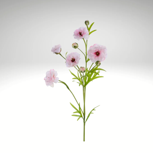 Real Touch Pink Ranunculus Spray – 28" Artificial Floral Stem-FL000415 Craig Bachman