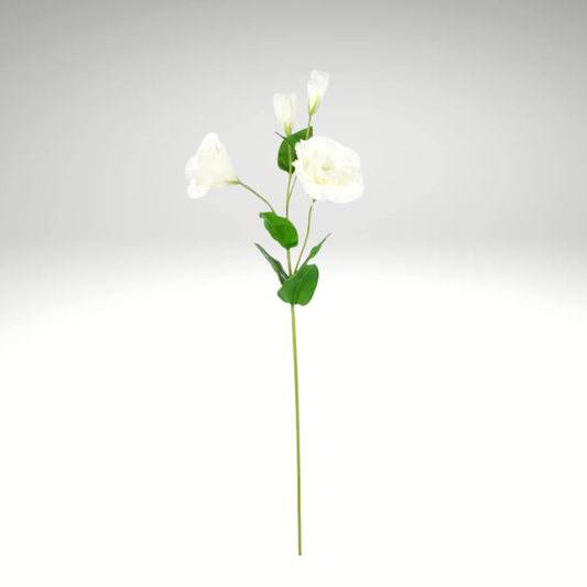 Real Touch White Lisianthus Spray | 24.5" Artificial Floral Stem-FL001827 Craig Bachman