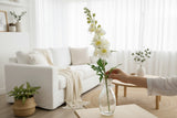 Real Touch White Delphinium Stem Artificial Flower 28 Inch-FL001927 Craig Bachman