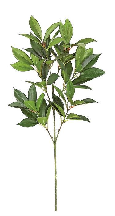 26" Artificial Shikibu Leaf Spray – Lifelike Greenery for Floral Arrangements & Home Décor (FL3569-G)