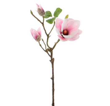 24" Artificial Pink Magnolia Spray – Realistic Bloom Stem for Arrangements-FSM540 Allstate Floral