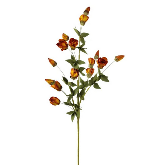 Fall Flower Spray – 31" Orange Yellow Artificial Floral Stem-FH805377 Craig Bachman