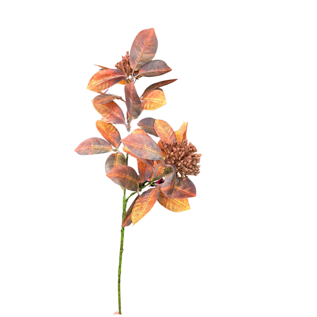 28" Fall Ligustrum Berry Stem in Copper Orange-253774 Direct Export