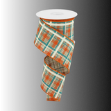 Fall Plaid Wired Ribbon 2.5 Inch x 10 Yards-RGC154401 Craig Bachman