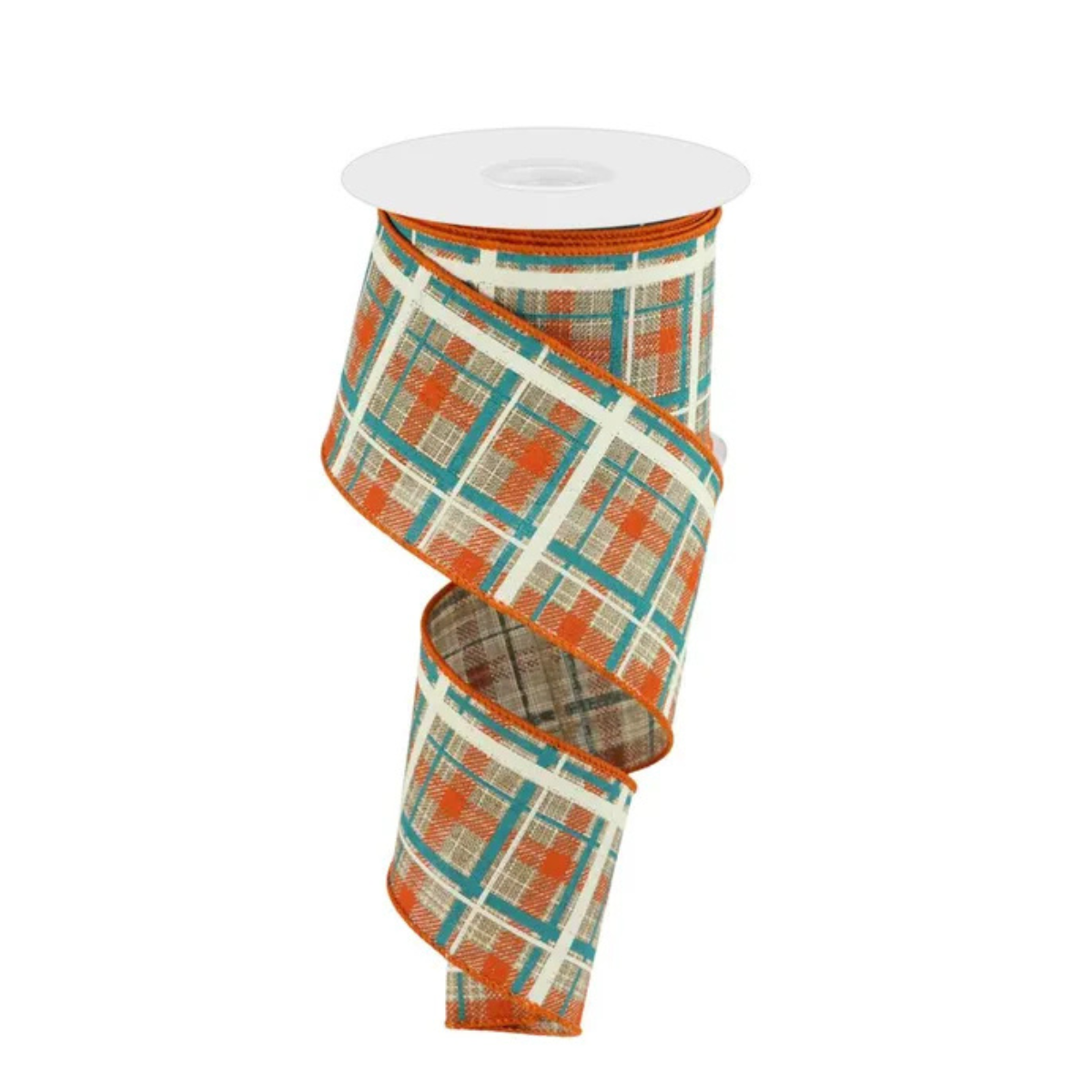 Fall Plaid Wired Ribbon 2.5 Inch x 10 Yards-RGC154401 Craig Bachman