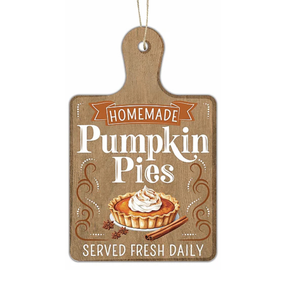 Homemade Pumpkin Pies Sign | Rustic Cutting Board Decor | 12" Fall Kitchen Sign-AP7466 Craig Bachman