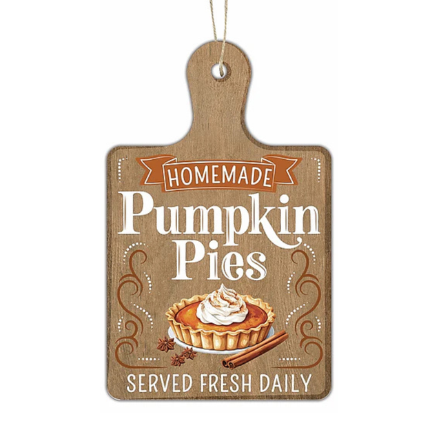Homemade Pumpkin Pies Sign | Rustic Cutting Board Decor | 12" Fall Kitchen Sign-AP7466 Craig Bachman
