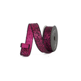 Farrisilk Spindle Web Wired Ribbon 1.5” x 10yd | Hot Pink Designer Ribbon-HR020-15 Farrisilk